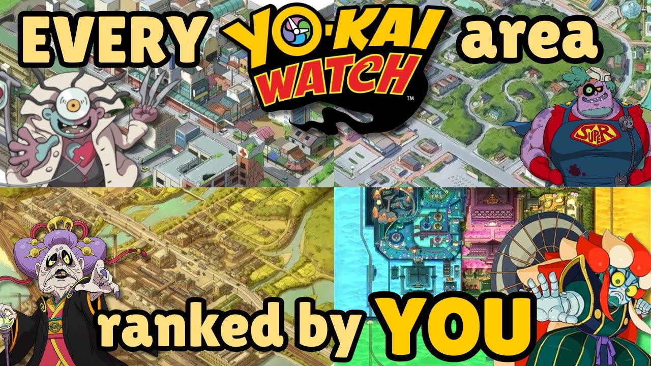 Every area in yo-kai watch 1-3 ranked by my community (5k special part 2)