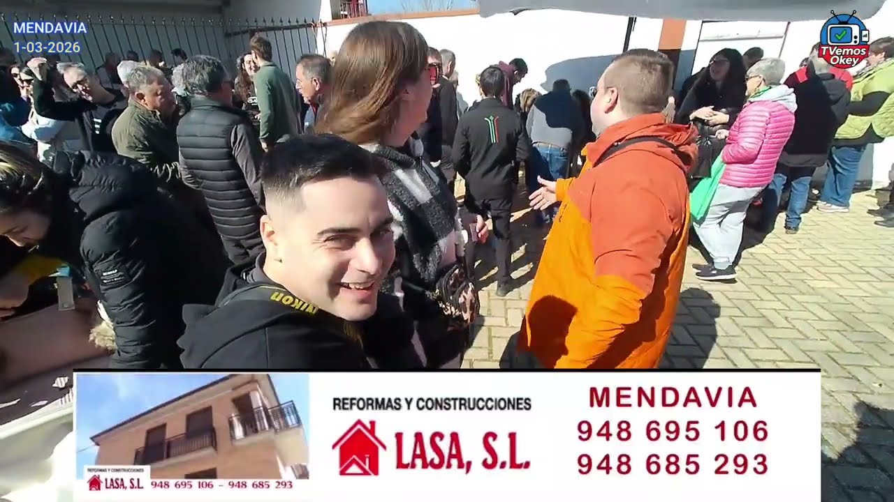Mendavia (Navarra) 1ª capea y almuerzo, Ganadería Pablo Rodriguez