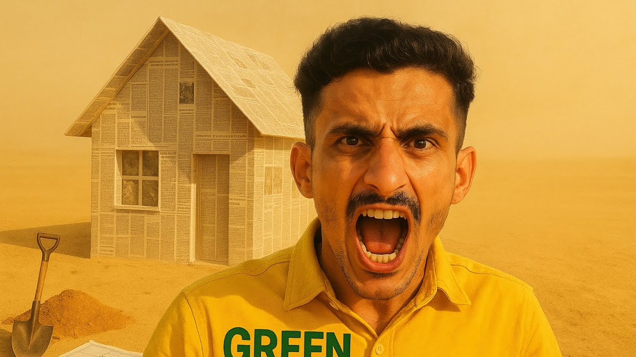 We Made A House Out Of Newspaper 😱 | अखबार से घर बनाया, फिर जो हुआ 😢