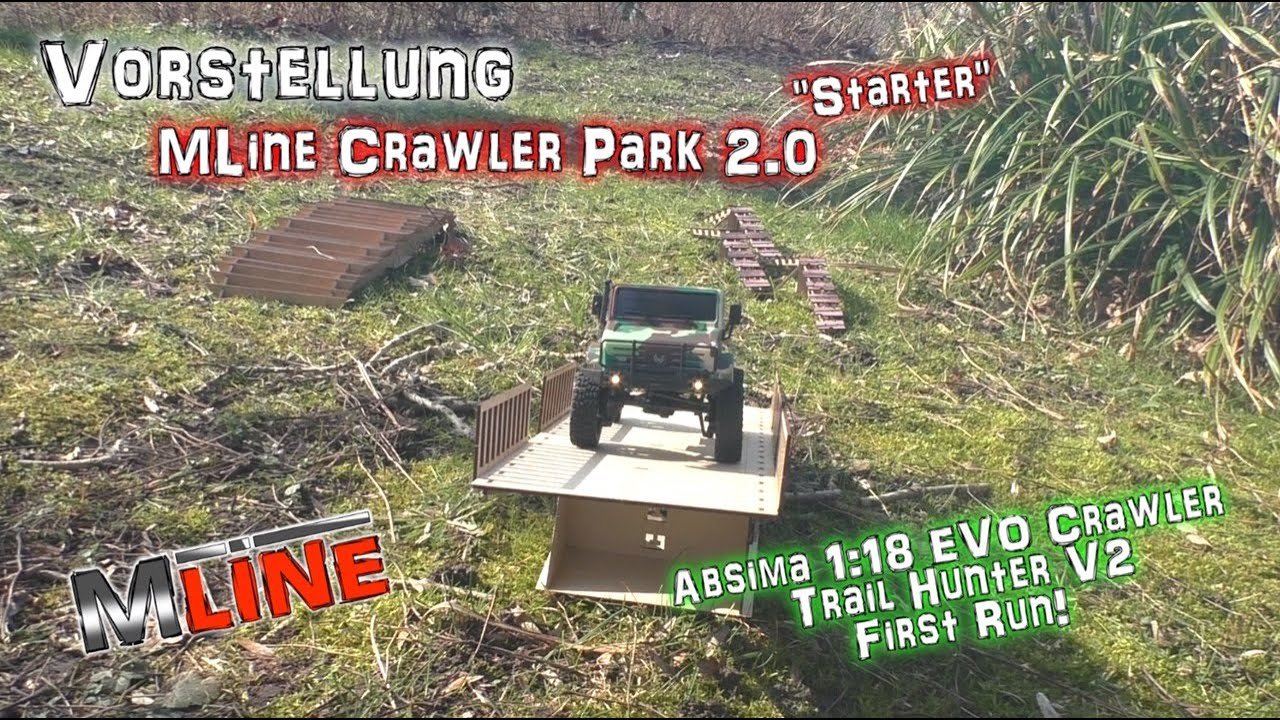 Vorstellung MLine Crawler Park 2.0 / Absima 1:18 V2 First Run | HD+ | German/Deutsch