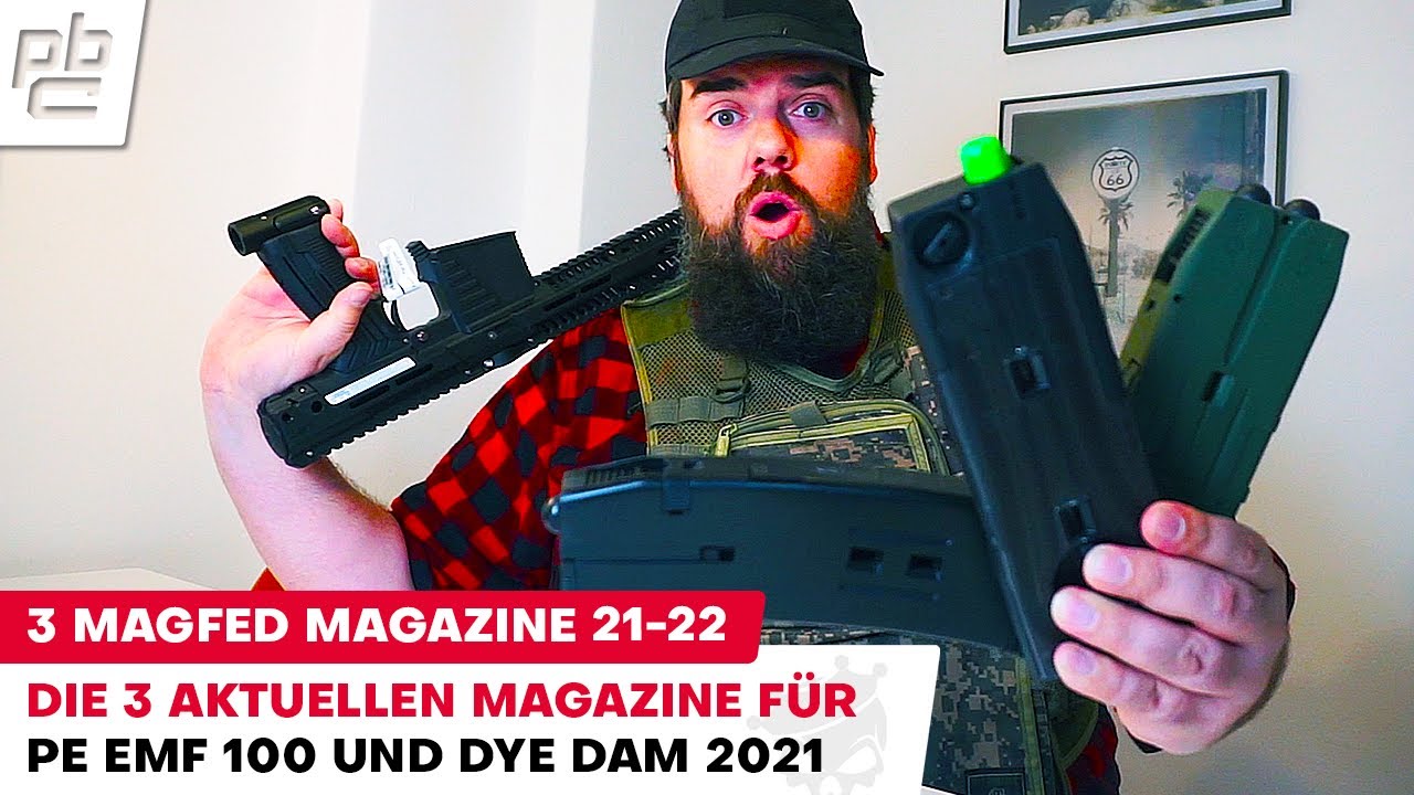 Top 3 MagFed Paintball Magazine für die PE EMF100 oder Dye DAM 2021