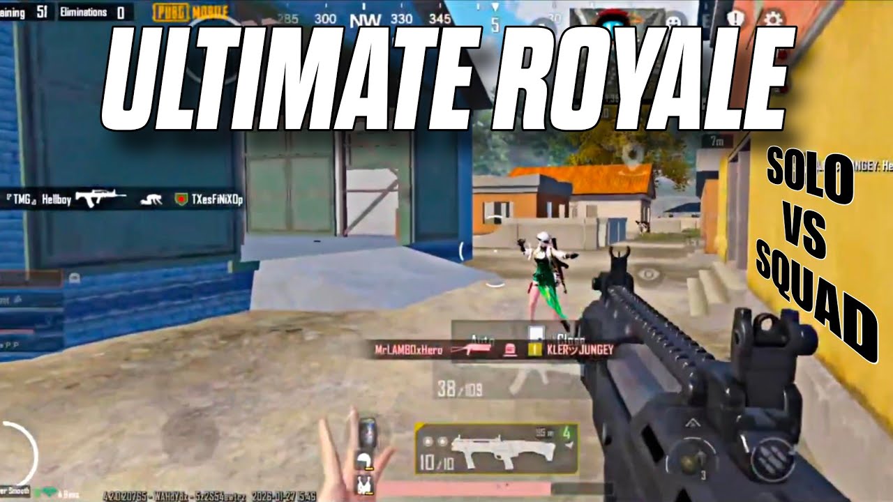 ULTIMATE ROYALE Gameplay | 5 finger claw | Handcam soon
