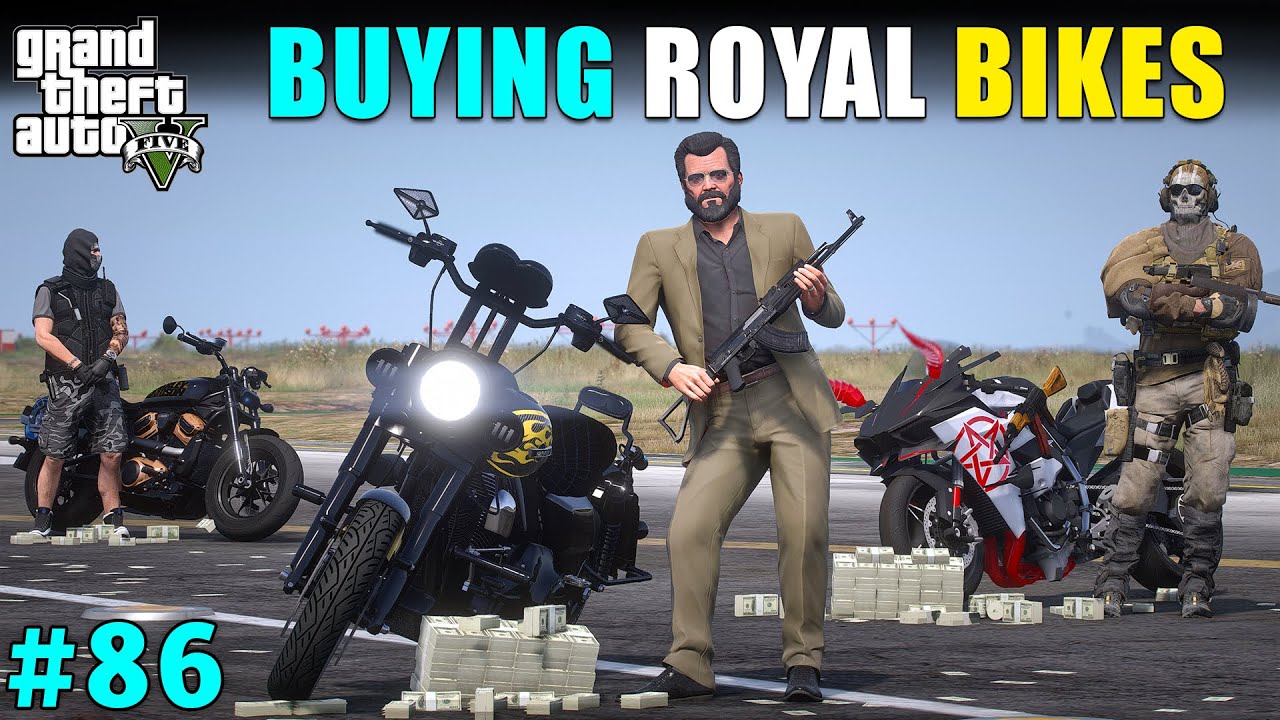 BUYING POWERFUL ROYAL BIKES FOR BODYGUARDS | GTA 5 GAMEPLAY #86