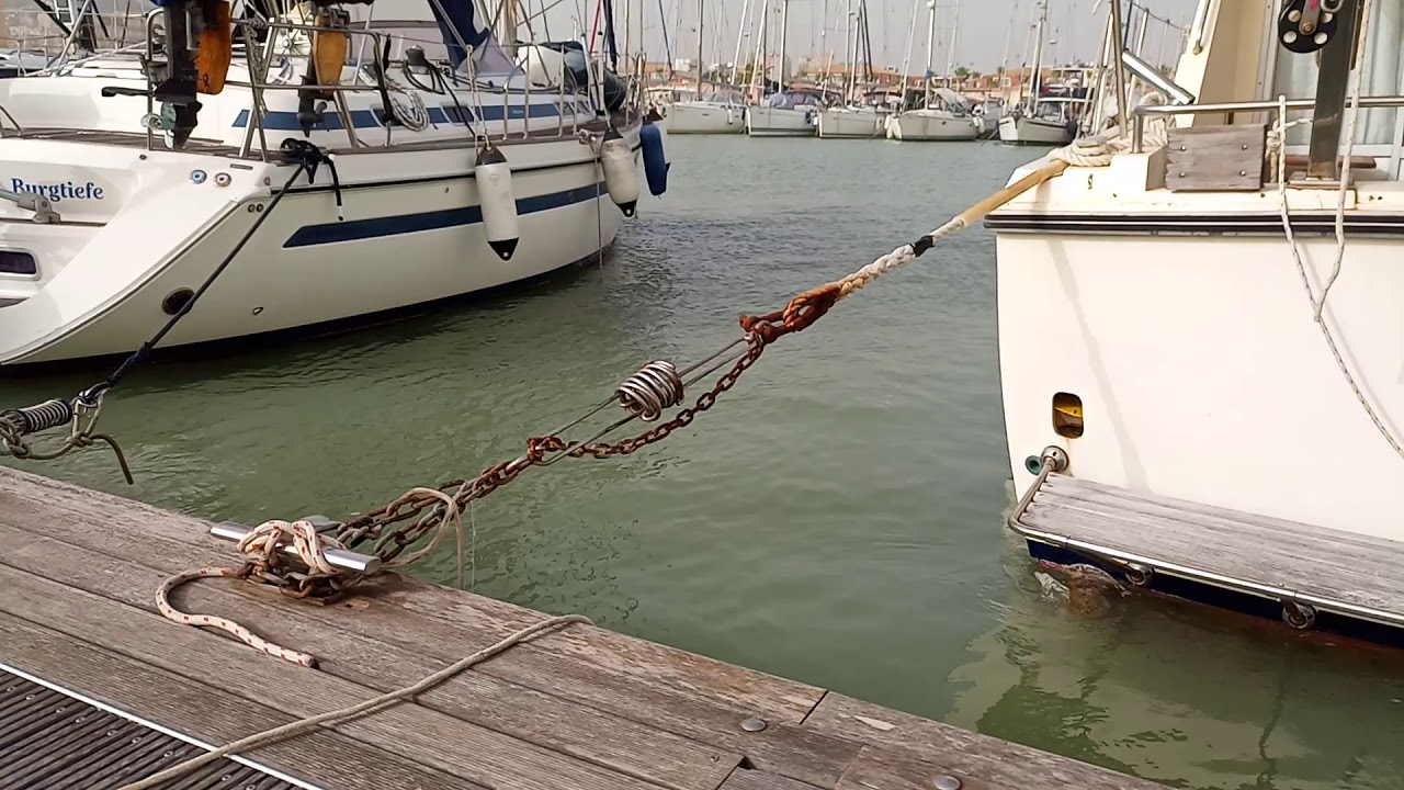 Failed mooring spring