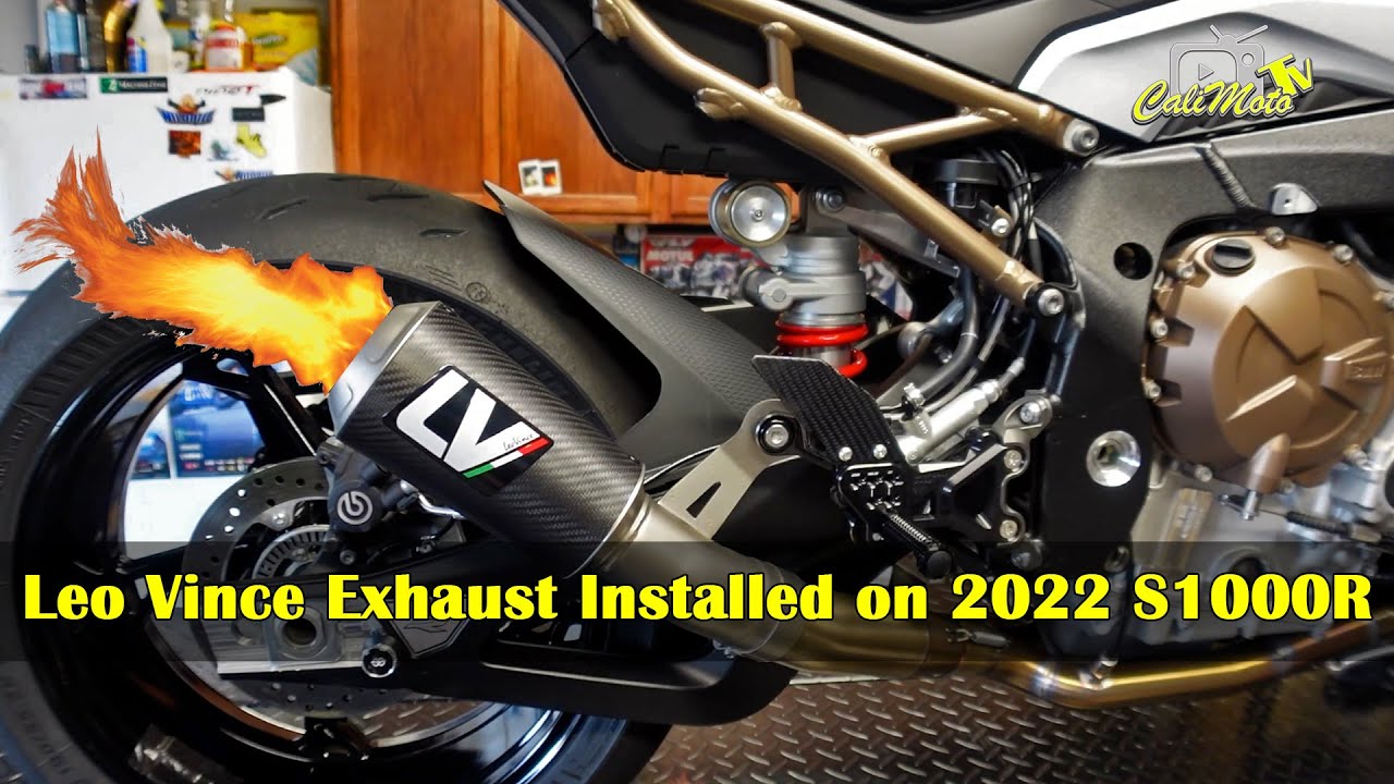 New Leo Vince Exhaust Installed on 2022 BMW S1000R
