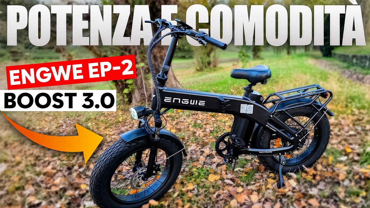 🚴‍♂️ Engwe EP-2 Boost 3.0: La Fat Bike Pieghevole Definitiva? Recensione Completa!