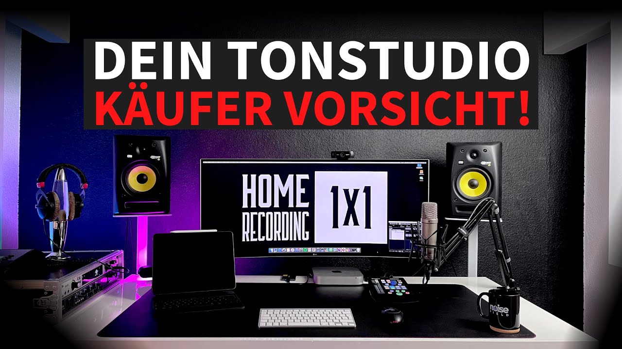 Homestudio einrichten - 7 unverzichtbare Dinge f&uuml;r dein Tonstudio (2025)