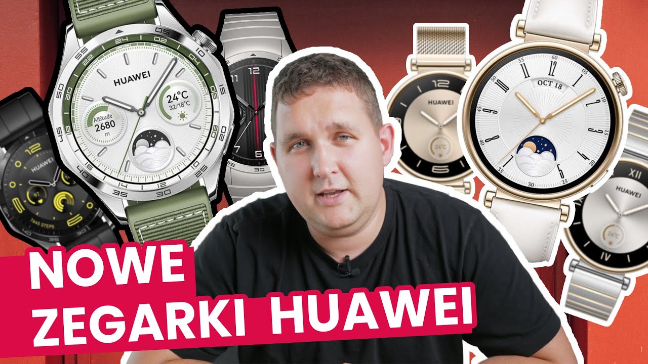 Huawei Watch GT 4. Jest dobrze, dobrze robią, wszystko jest w porządku, jest git