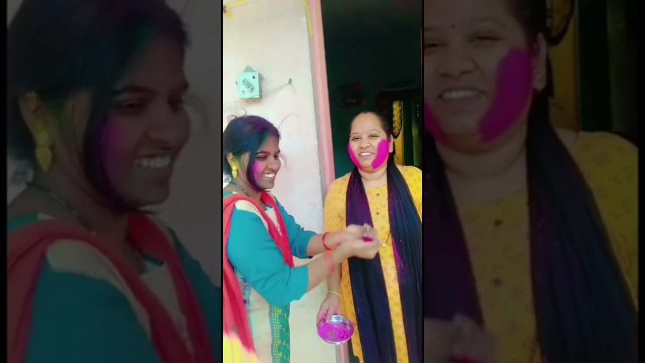 Vlog 98 खूप मजा आली धुळवडीला 🎊🎉🌸🎊🎉♥️ फॉलो करा लाईक करा यूट्यूब ला सबस्क्राईब करा ❤️