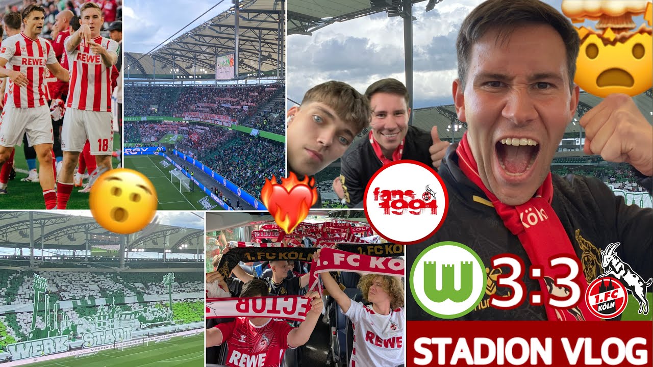 TOR FESTIVAL IN WOLFSBURG😮‍💨| VfL Wolfsburg vs 1. FC Köln | STADION VLOG