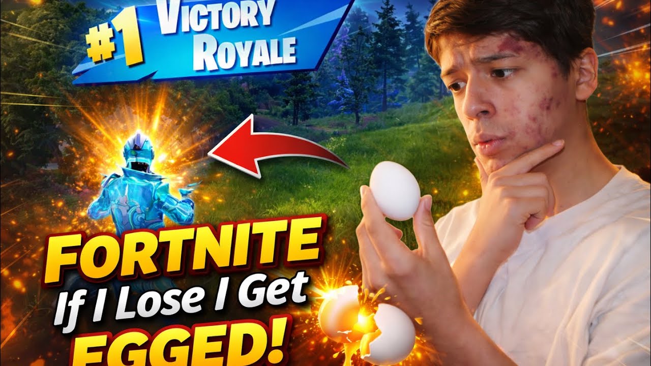 FORTNITE, But if I die I Get EGGED!!