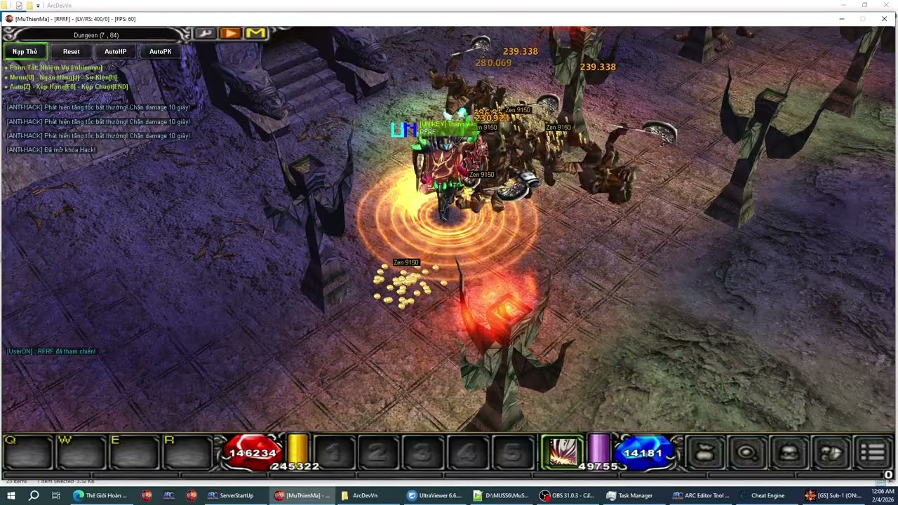 [MuServer SS6] T&iacute;nh Năng: AntiHack Server