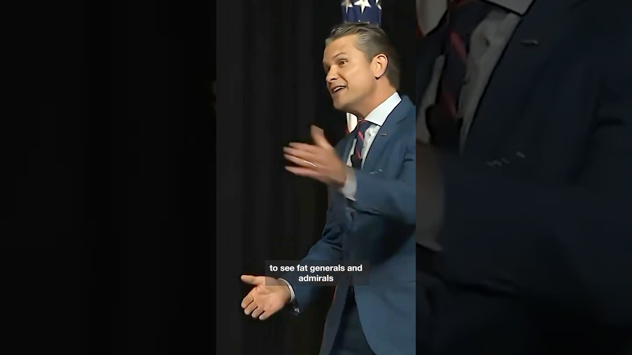 Secretary of War takes aim at America's 