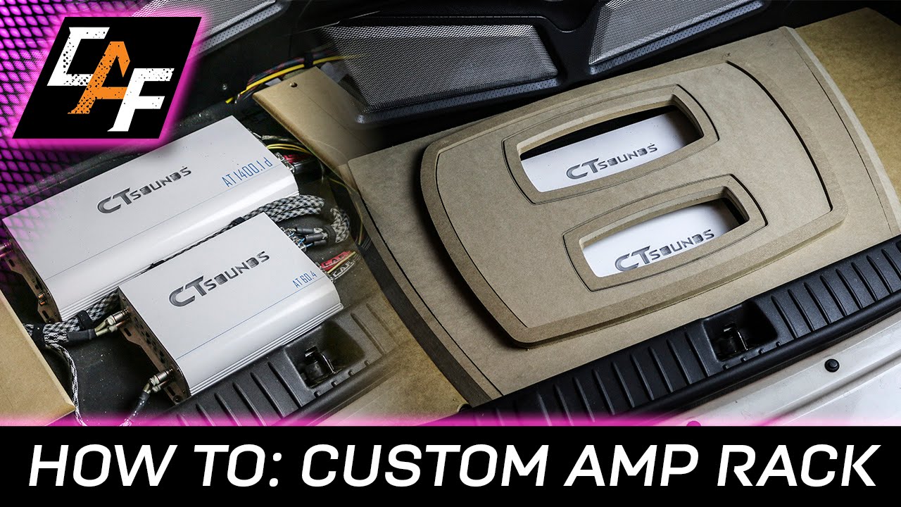 Build BEAUTIFUL Custom Amplifier Rack  - Beauty Panel Build  - CarAudioFabrication