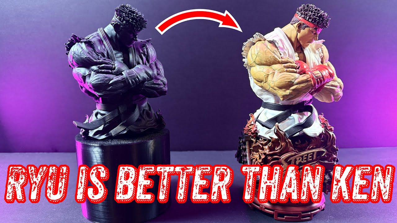 Painting Ryu Gold to recoup all my street fighter losses