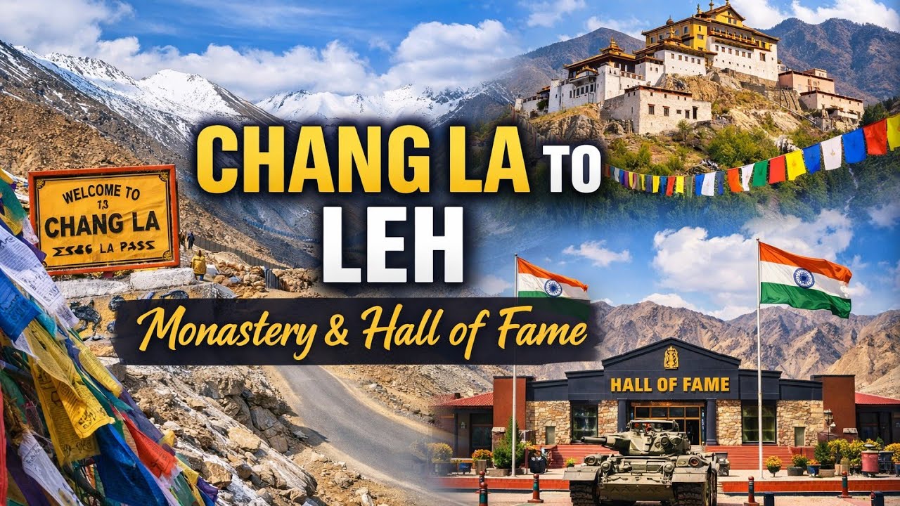 Journey Back to Leh via Chang La | Monastery Serenity & Army Hall of Fame!