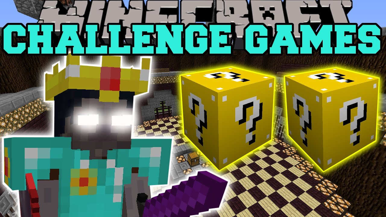 Minecraft: WALKER KING CHALLENGE GAMES - Мод Lucky Block - Мини-игра с модами