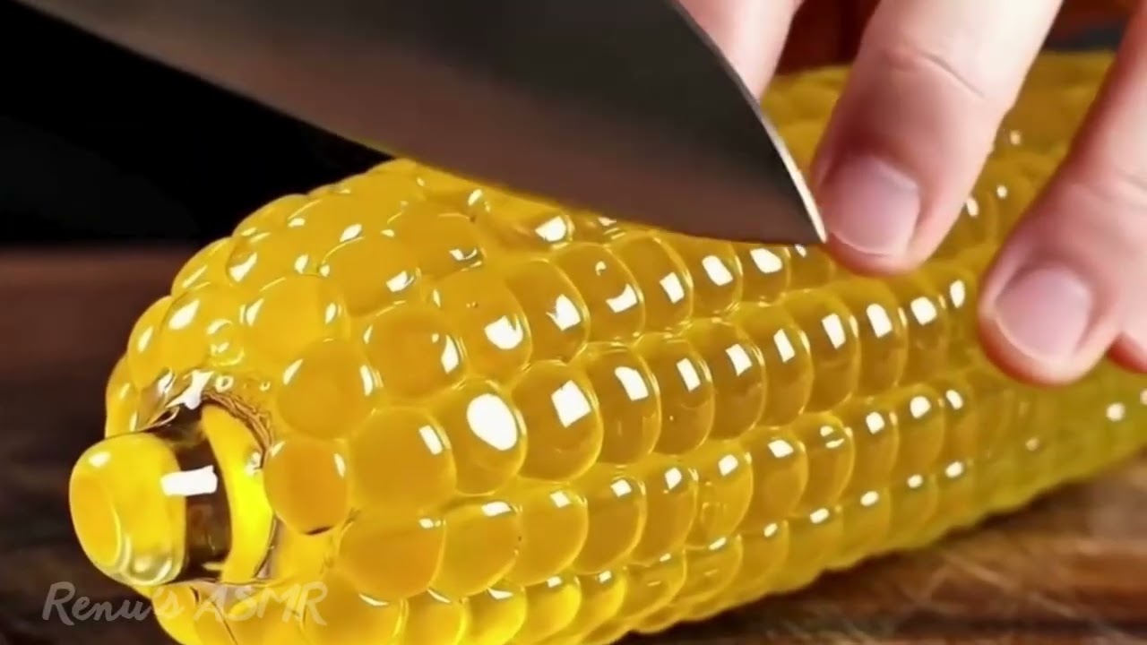 Satisfying AI ASMR Glass Cutting Video