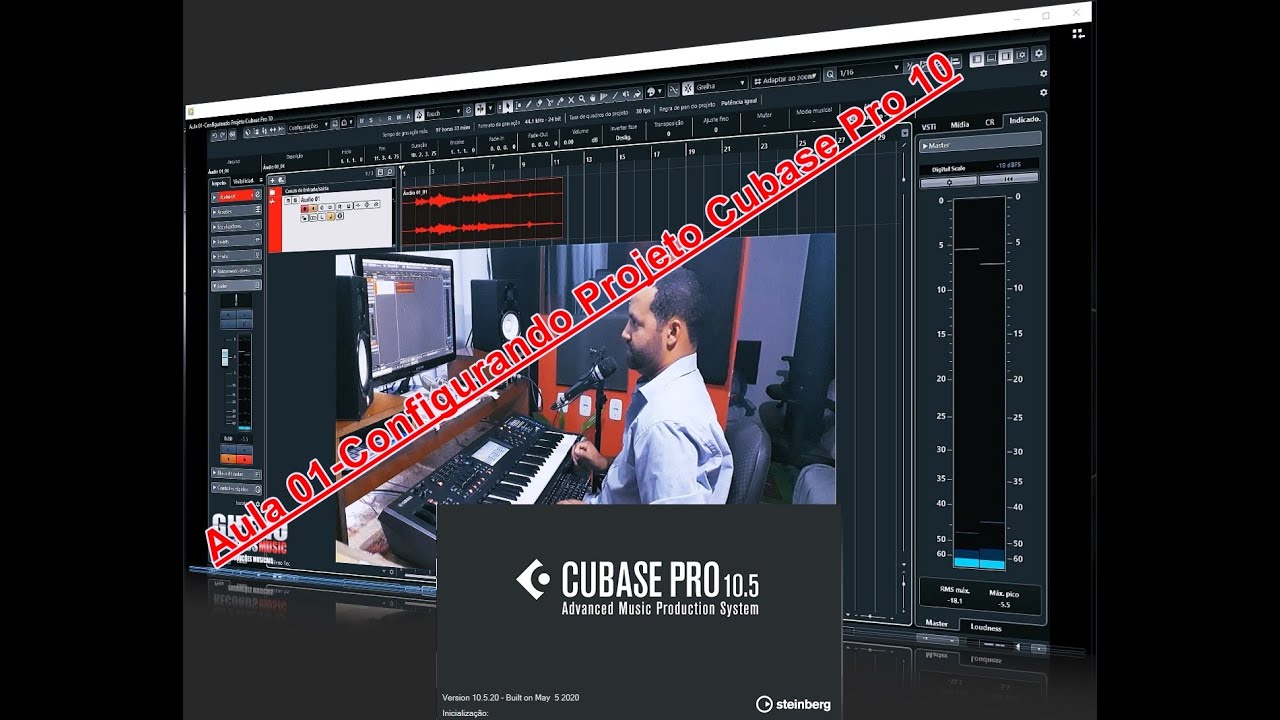Aula 01 Configurando Projeto Cubase Pro 10