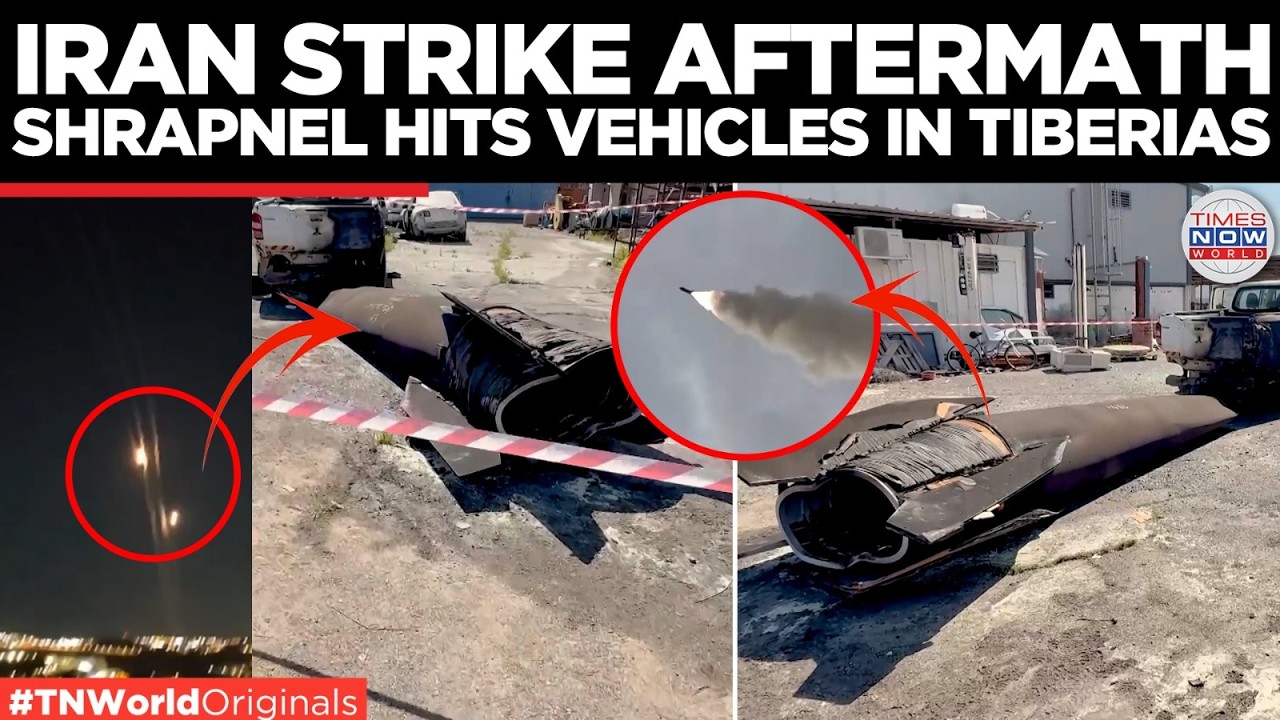 WATCH: Rocket Shrapnel Rain Down In Northern Israel After Iranian Barrage | World News