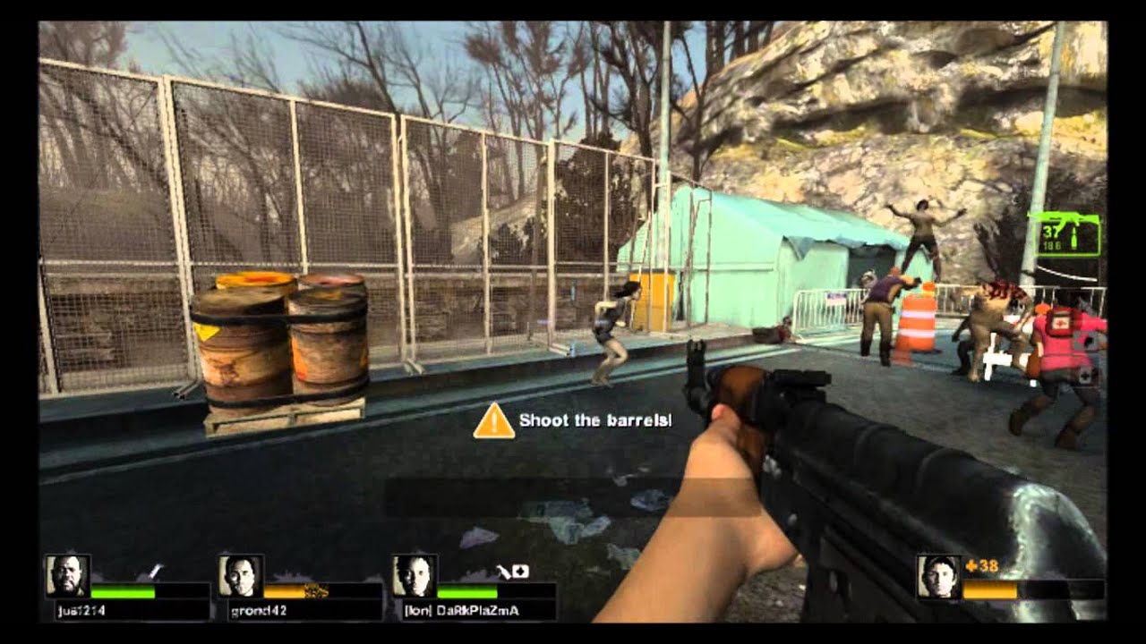 IonGaming GMOD plays L4D2: ColdStream *UNCUT*