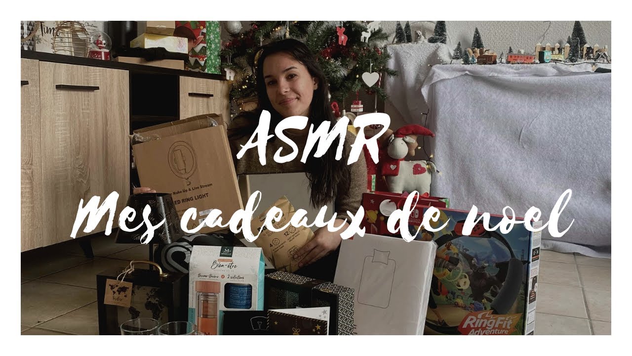 ASMR FR : MES CADEAUX DE NOËL