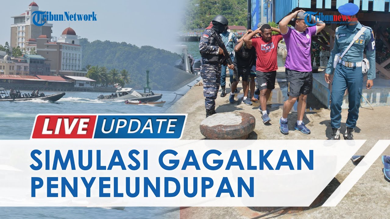 Momen Simulasi Tim TFQR Lantamal X Berhasil Gagalkan Penyelundupan Senjata Api dan Ganja