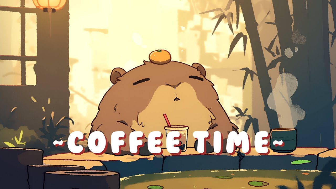 Capybara Music Corner - Relaxing Jazz Hop Collection ~ Zen Moments ~ 🦫 🌙 📖