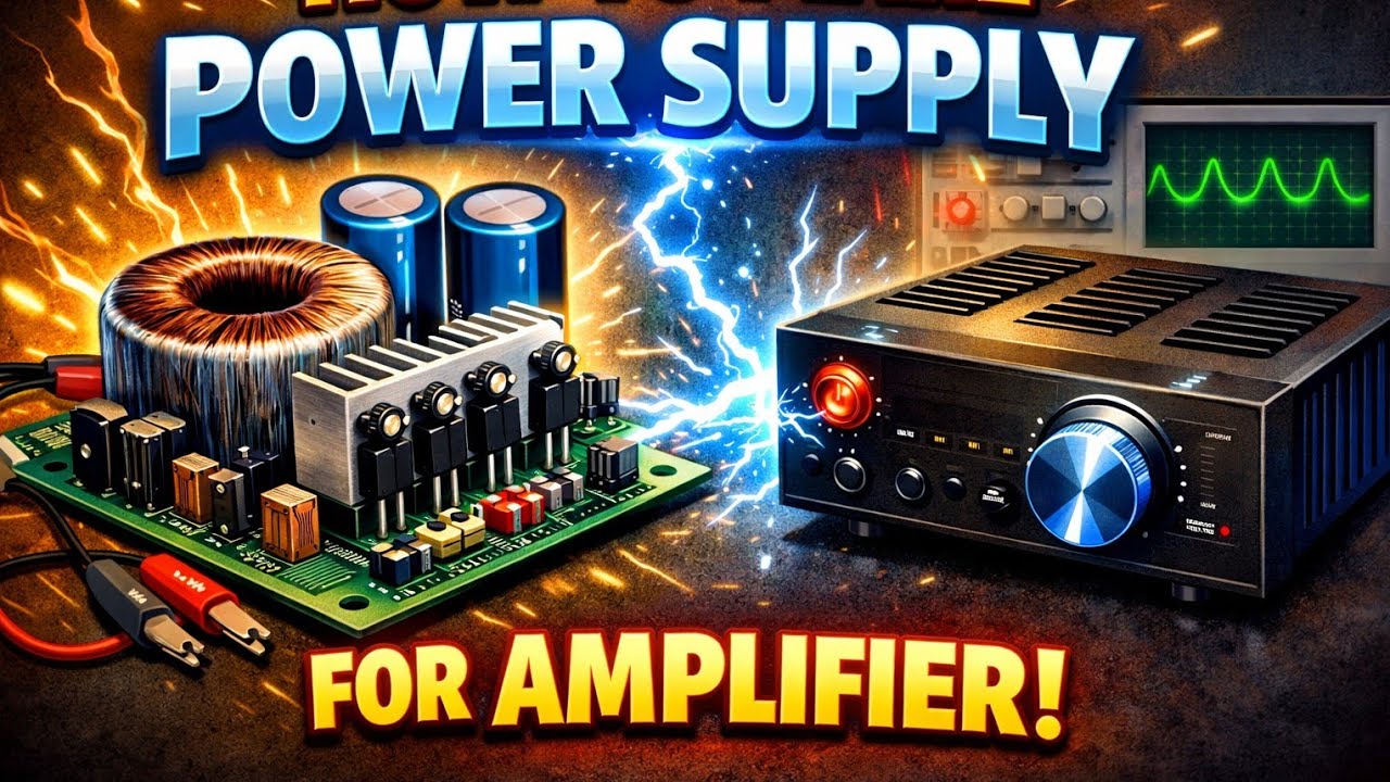 Audio Amplifier Power Supply Design Explained (Beginner to Pro)