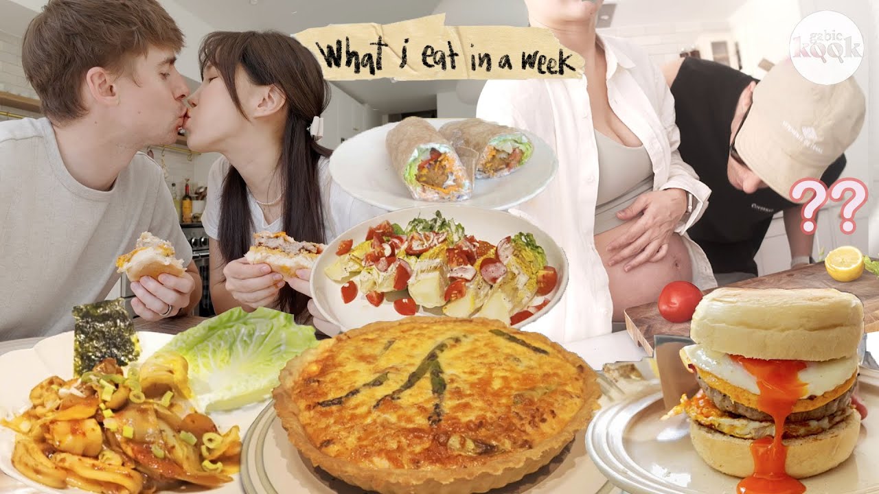 남편이 해주는 요리, 만삭 배로 요리하고 운동하기!