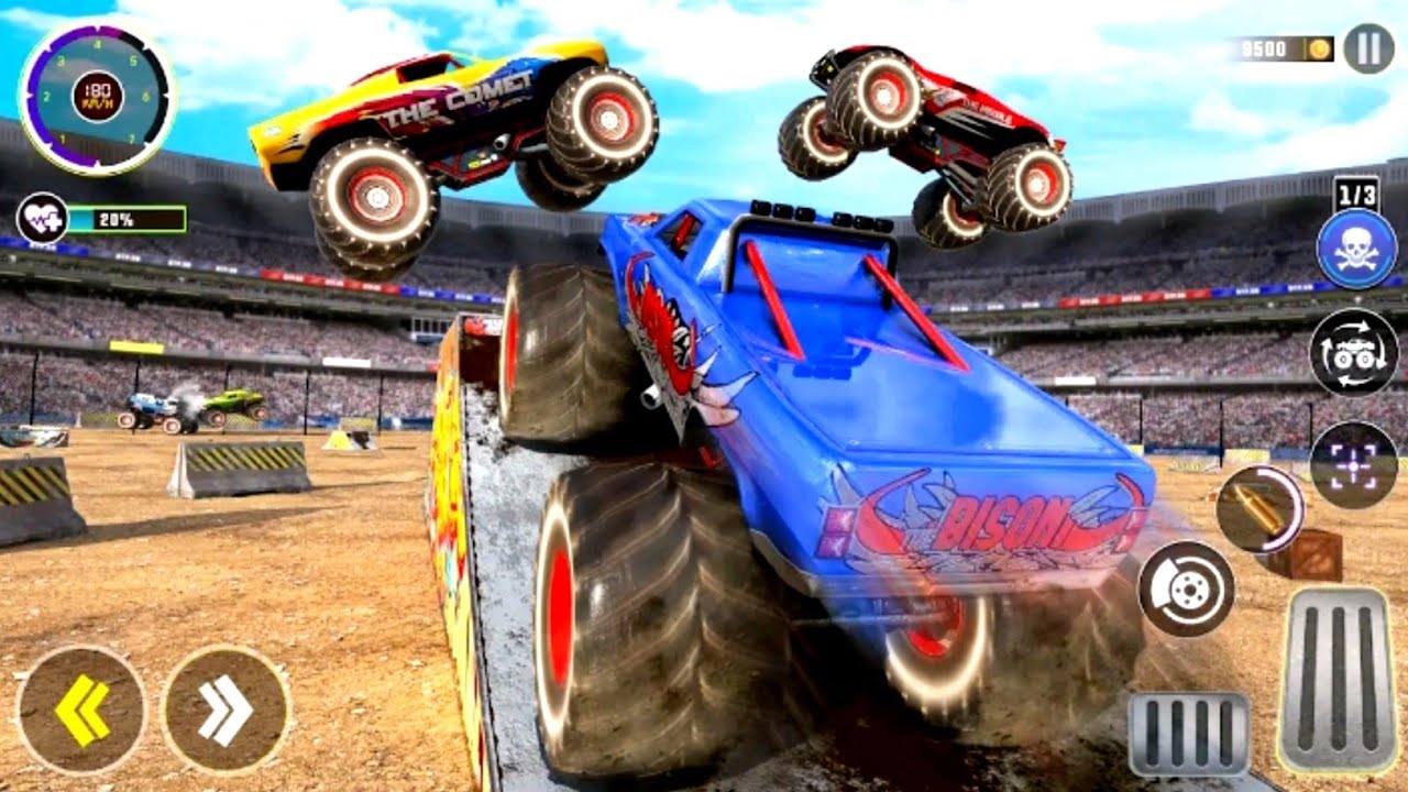 Ultimate Monster Truck Demolition Legendary Battle - Monster Truck Demolition  - Android Gameplay