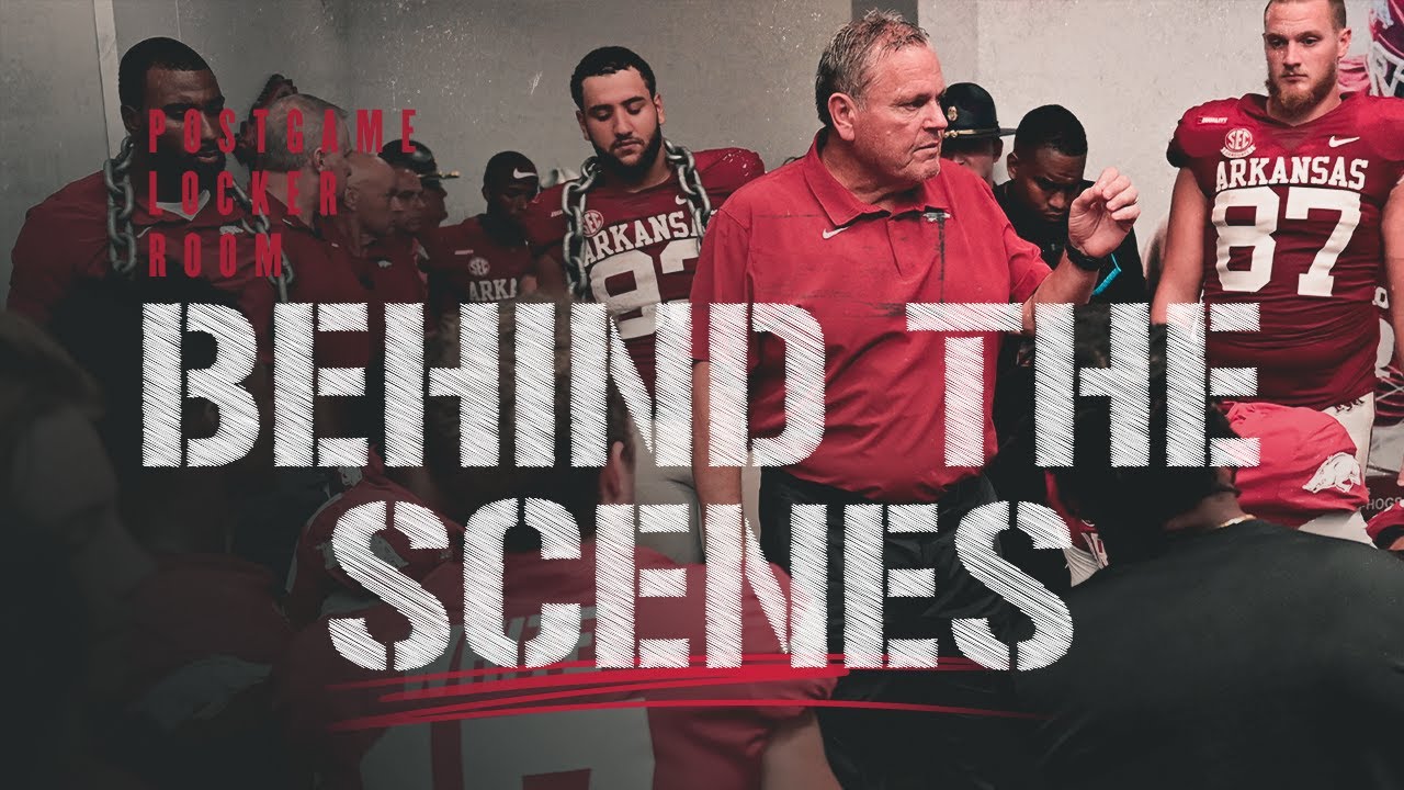 Razorback Football: Behind the Scenes, Texas Postgame Locker Room