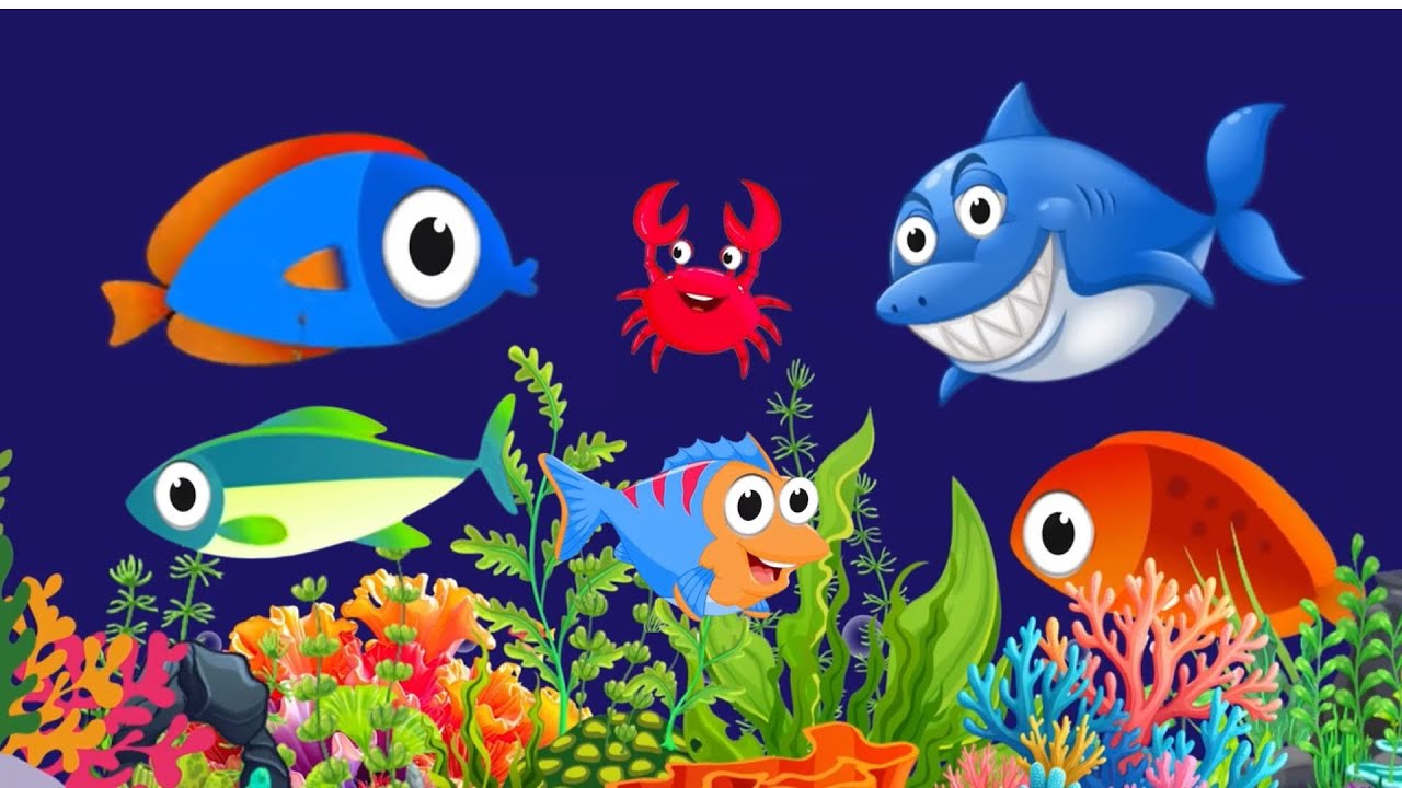 Bedtime Lullaby for Babies, Kids & Parents 😍 Animation🐟Fish lullaby🐟Calming Fishes #341 #babysle