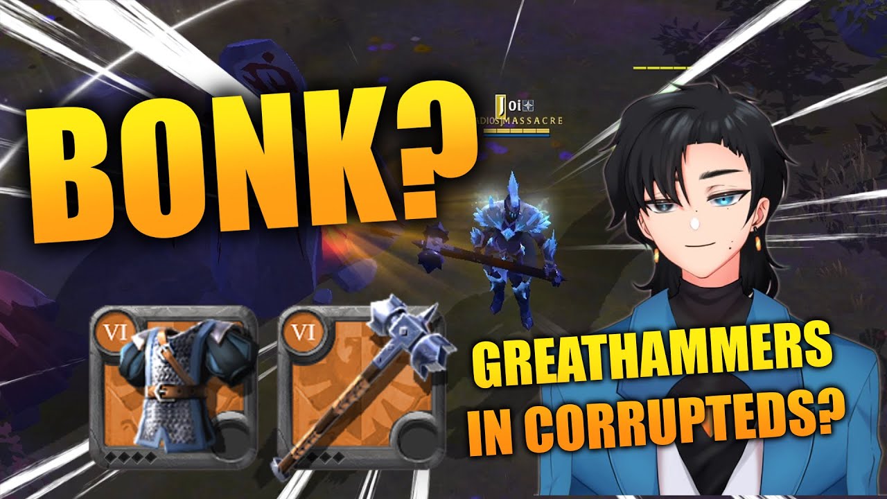 Big Hammer Bonking in Corrupted Dungeons | ALBION ONLINE | Stream Highlights #1