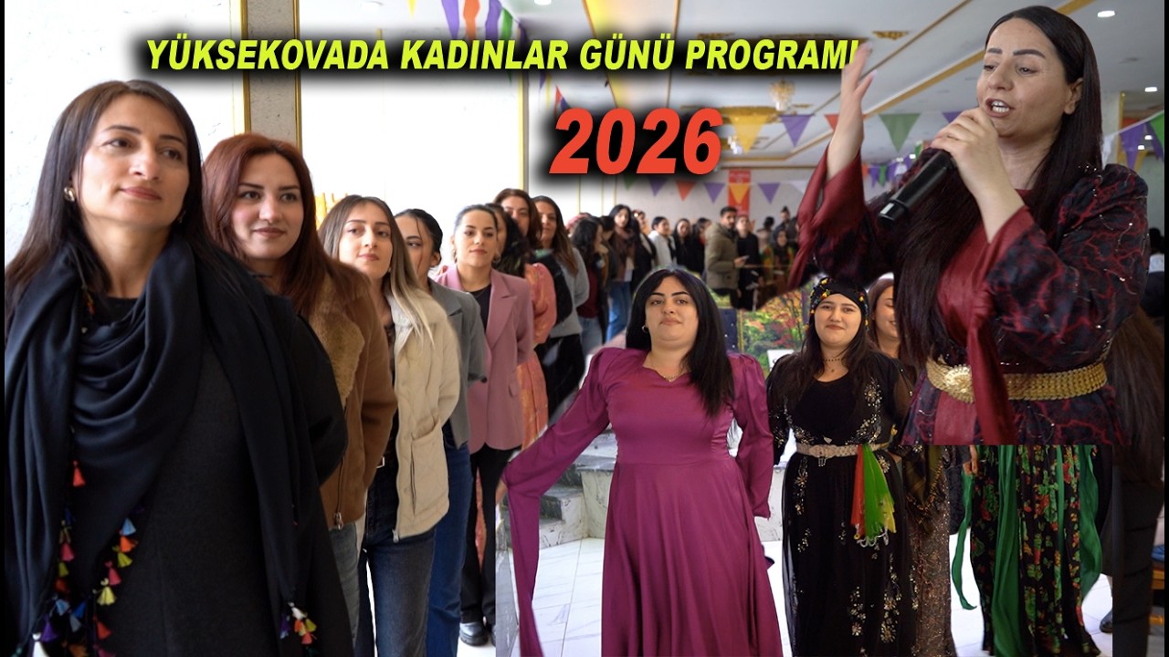 Yüksekovada 8 Mart Kadınlar günü etkinliği - 2026