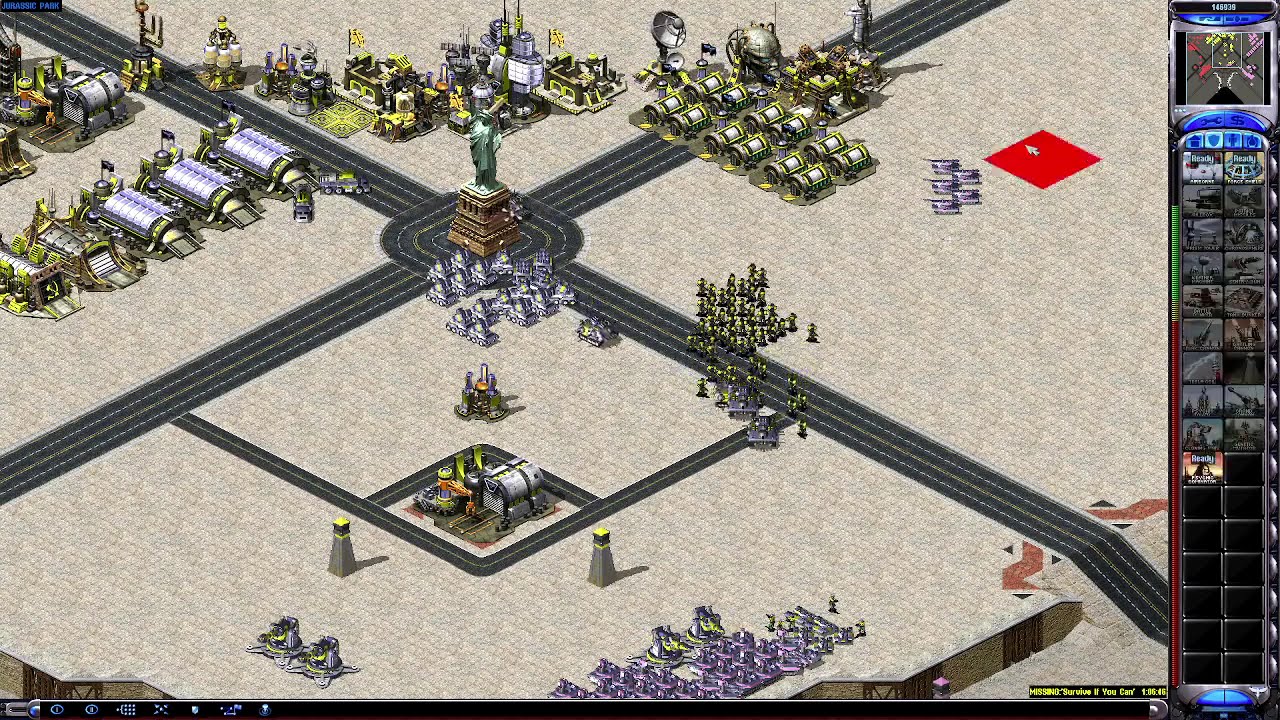 Defending Statue of Liberty for 2 hours #CnCNet Red Alert 2