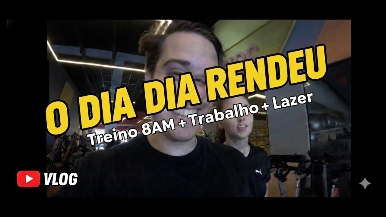 ROTINA ATIPICA DE UM CASAL QUE NÃO PARA - LIVE TRABALHO E GYM - VLOG