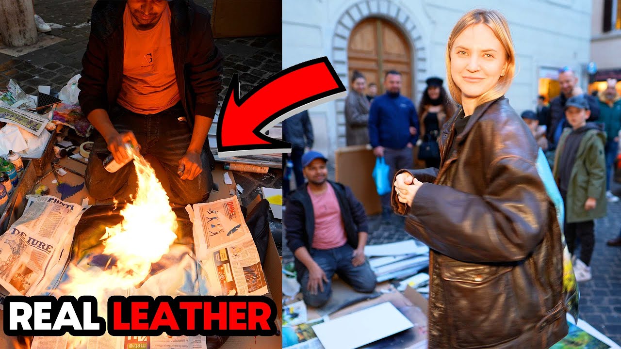 She Asked a Street Artist to Paint Her Leather Jacket 😲💯
