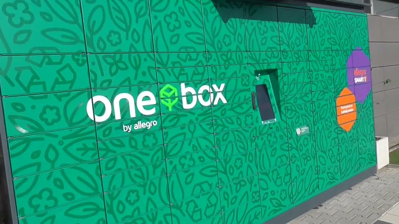 Zielony paczkomat Allegro One Box - nagrody i sadzenie drzew