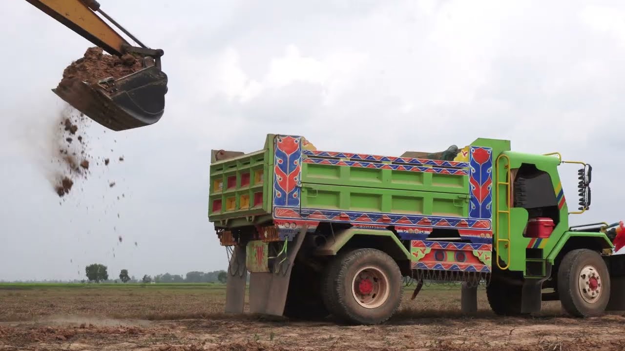 (Ep17)​ Excavator E120B Digging And Best Working, Good Driver..