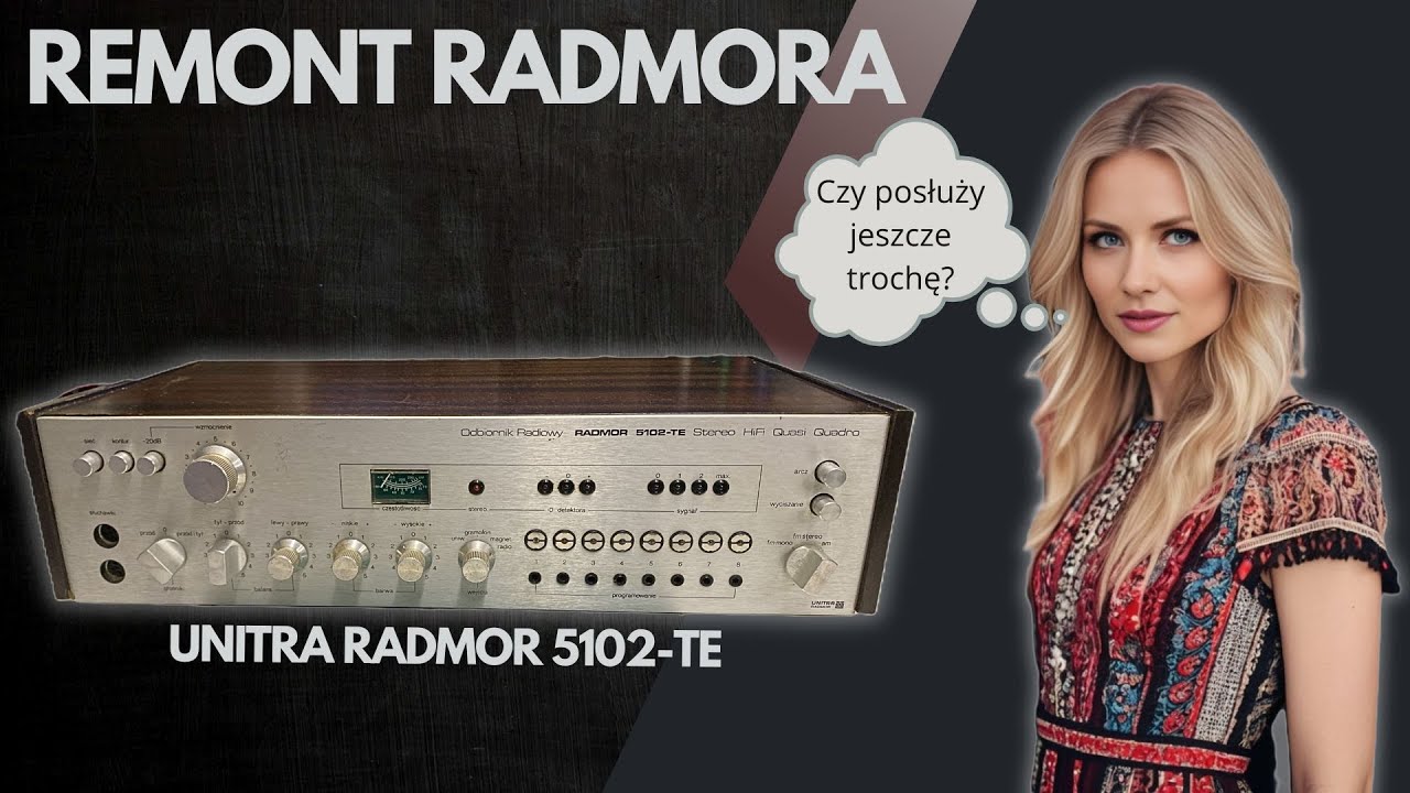 Remont amplitunera Unitra #Radmor 5102-TE. CO WYMAGA NAPRAWY? #vintageaudio #zreperujto