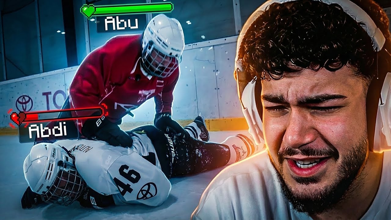 DAS TUT WEH..!!🤕Abu & Abdi beim Eishockey