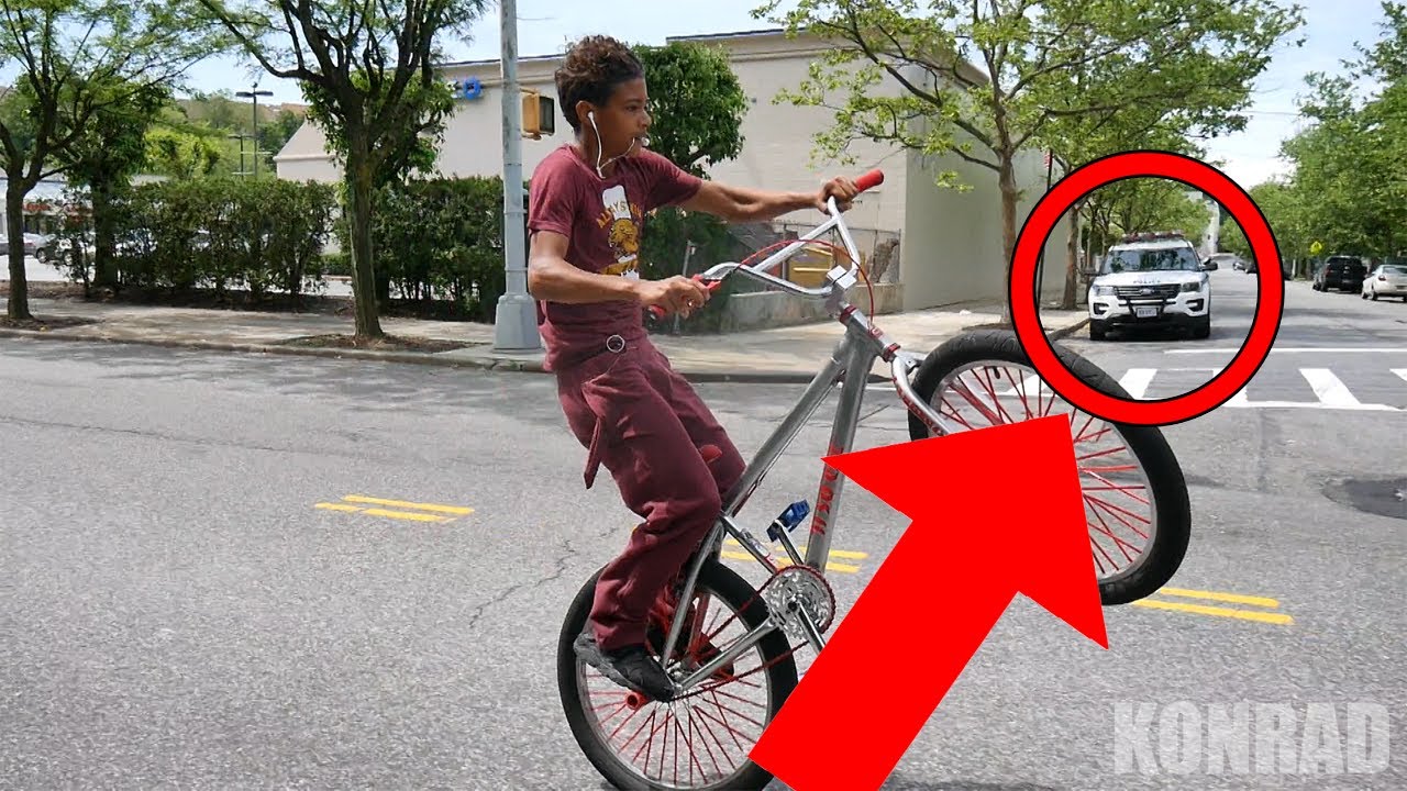 WHEELING INFRONT OF THE OPS (THEY LURKING!)