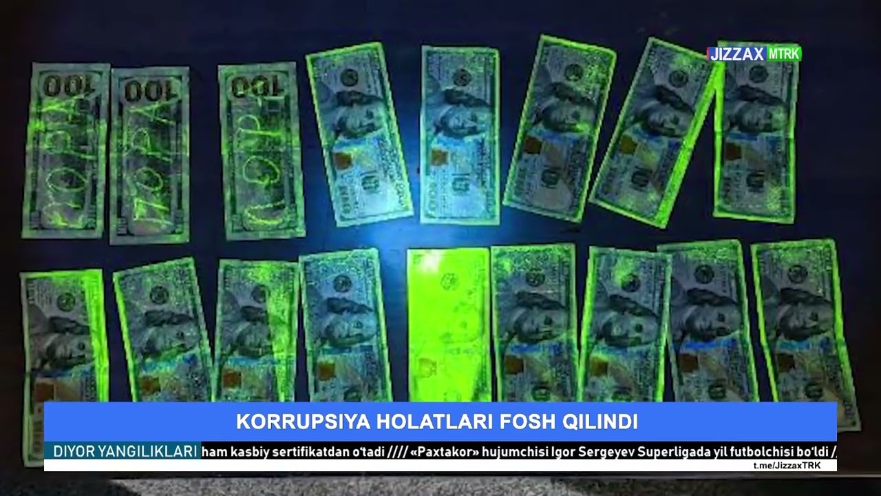 KORRUPSIYA HOLATLARI FOSH QILINDI