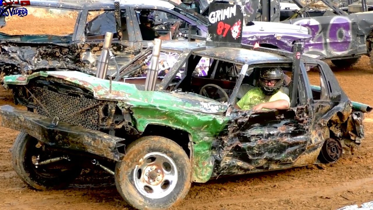 Heat 5 Full Size Light Build Iron City Nationals Demolition Derby July 12th, 2025