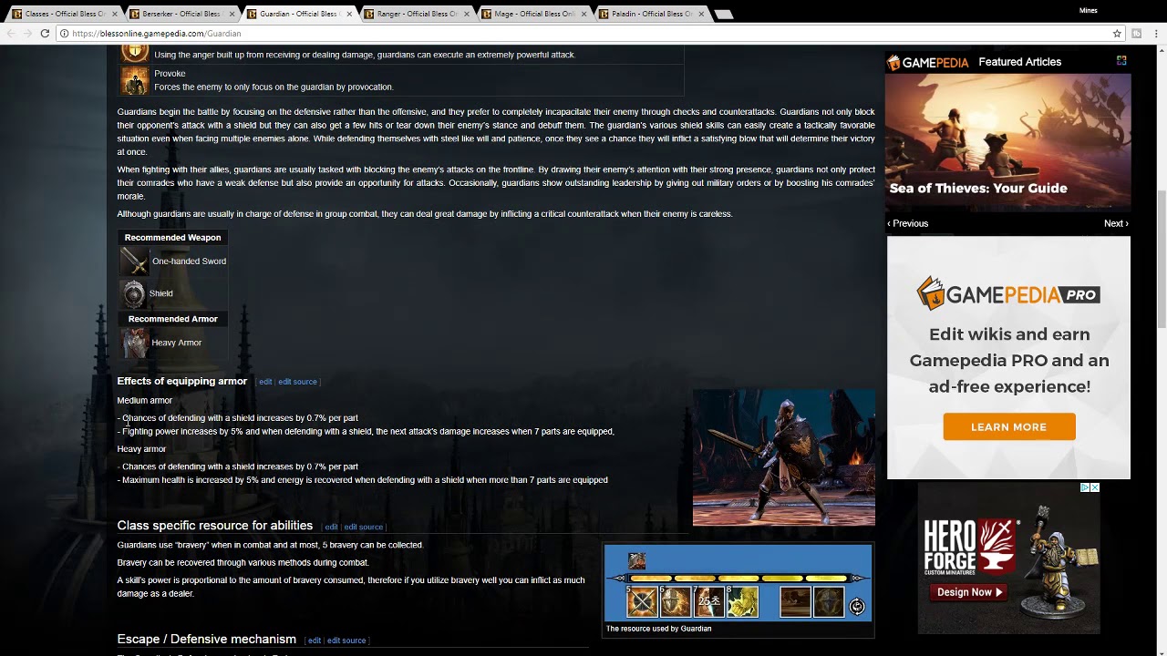 Bless Online [NA] Class Overview