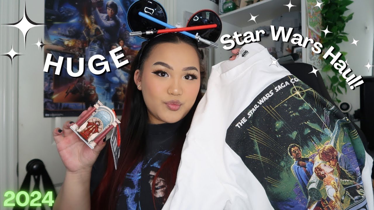 HUGE star wars merch haul! (+ other disney goodies)