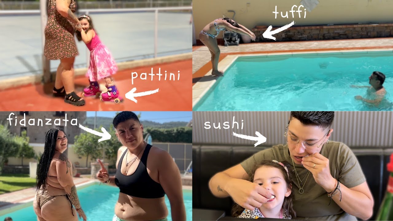 ZOE PER LA PRIMA VOLTA SUI PATTINI ! LEZIONE DI TUFFI, SUSHI E TANTO ALTRO!  / chiara paradisi