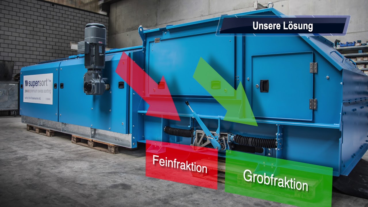 supersort®fine pss - die Feinaufbereitung von MVA-Schlacken
