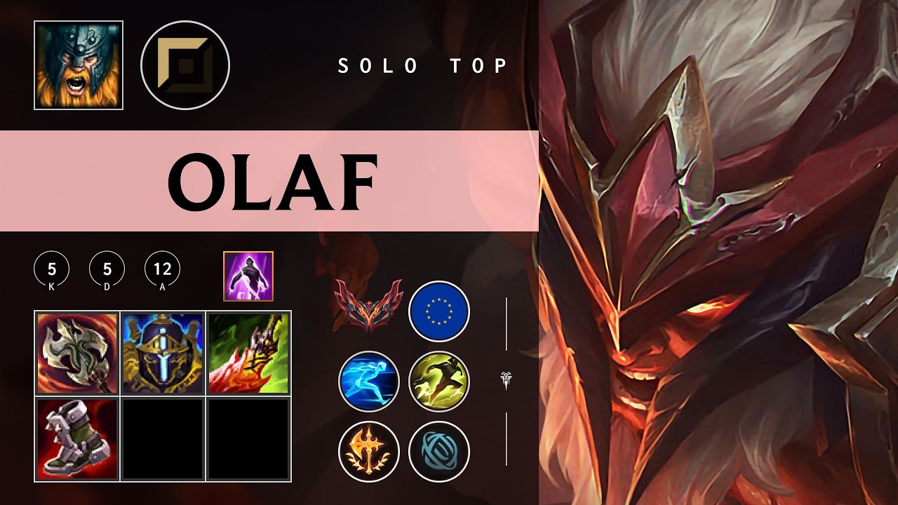 Olaf Top vs Jayce - EUW Grandmaster Patch 26.04